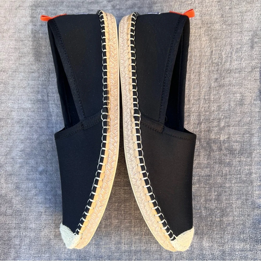 Sea Star Beachwear Womens Shoes Sz 10 Slip On Espadrille Flats Black Water Shoes